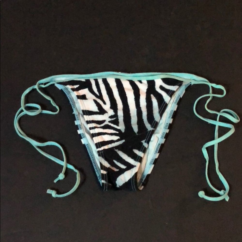 Luli Fama Zebra String Bikini Bottom - image 2